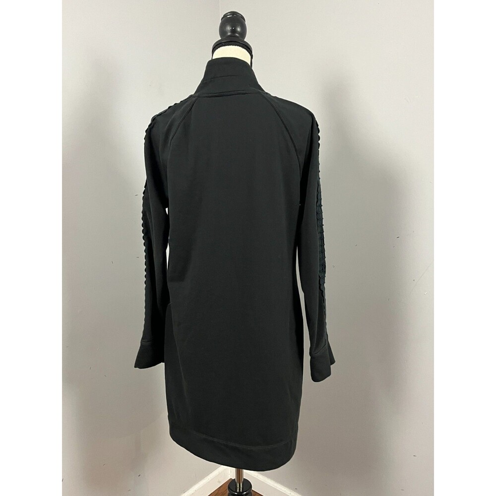 Lilly Pulitzer Skipper Popover Black Dress Lace Long Sleeve Women's Large - Picture 5 of 8